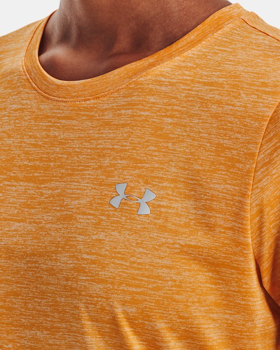 Women's UA Tech™ Twist T-Shirt, Yellow, pdpMainDesktop image number 3